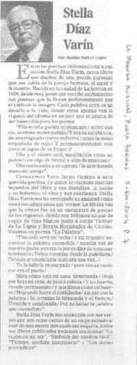 Stella Díaz Varín