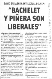 Bachelet y Piñera son liberales [entrevista]