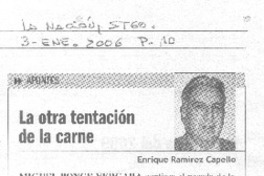 La Otra tentación de la carne.