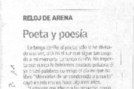 Poeta y poesía.