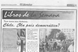 Chile, ¿un país democrático? Chile, ¿un país democrático?