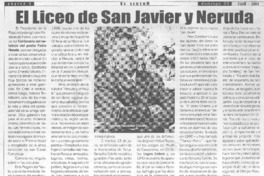 El Liceo de San Javier y Neruda.