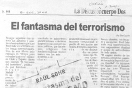 El fantasma del terrrorismo El fantasma del terrrorismo