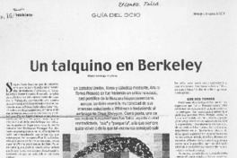 Un Talquino en Berkeley.