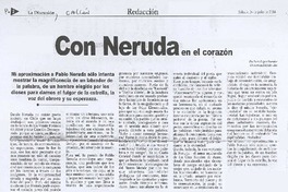 Con Neruda en el corazón. Con Neruda en el corazón.