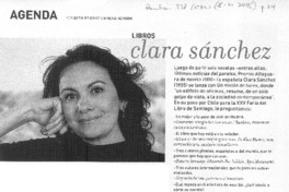 Clara sánchez Clara sánchez