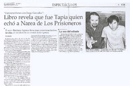 Libro revela que fue Tapia quien echó a Narea de Los Prisioneros.
