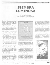 Siembra luminosa