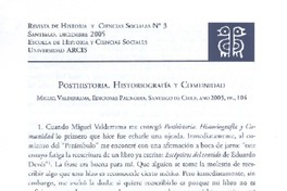 Posthistoria