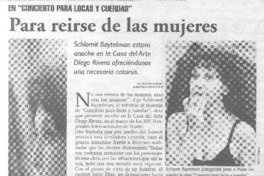 Para reirse de las mujeres