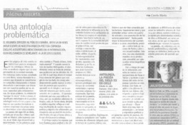 Una antología problemática Una antología problemática