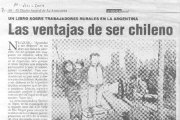 Las Ventajas de ser chileno Las Ventajas de ser chileno