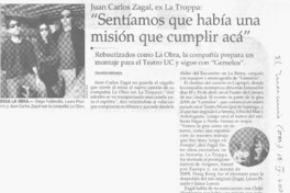 "Sentíamos que había una misión que cumplir acá" "Sentíamos que había una misión que cumplir acá"