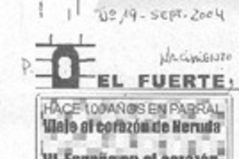 Hace 100 años en Parral. Viaje al corazón de Neruda VI. España en el corazón Hace 100 años en Parral. Viaje al corazón de Neruda VI. España en el corazón