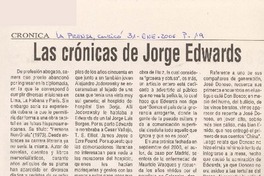 Las Crónicas de Jorge Edwards Las Crónicas de Jorge Edwards