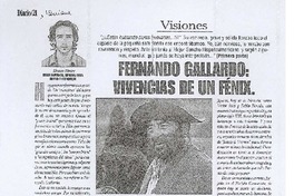 Fernando Gallardo: vivencias de un fénix
