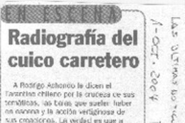 Radiografía del cuico carretero Radiografía del cuico carretero