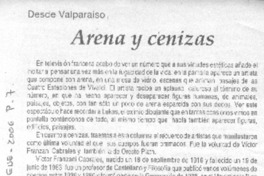 Arena y cenizas