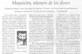 Maquieira, telonero de los dioses Maquieira, telonero de los dioses