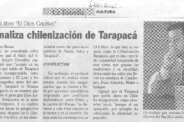 Historiador analiza chilenización de Tarapacá