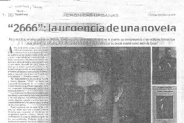 "2666": La urgencia de una novela "2666": La urgencia de una novela
