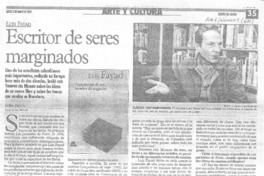 Escritor de seres marginados Escritor de seres marginados