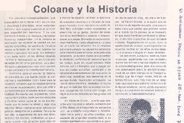 Coloane y la historia Coloane y la historia