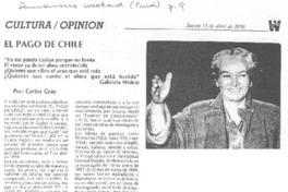 El pago de Chile El pago de Chile