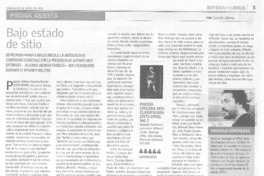 Bajo estado de sitio