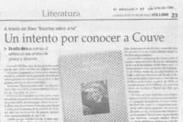 Un Intento por conocer a Couve Un Intento por conocer a Couve