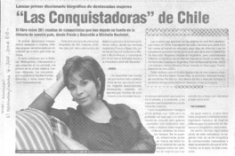 "Las Conquistadoras" de Chile "Las Conquistadoras" de Chile