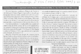 Las expulsiones de los jesuitas Las expulsiones de los jesuitas