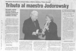 Tributo al maestro Jodorowsky Tributo al maestro Jodorowsky