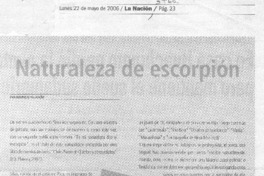 Naturaleza de escorpión Naturaleza de escorpión