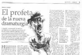 El profeta de la nueva dramaturgia El profeta de la nueva dramaturgia
