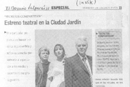 Estreno teatral en la Ciudad Jardín