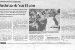 "Chucheteando" con 88 años "Chucheteando" con 88 años