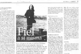 Fiel a sí misma