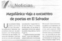 Magallánica viaja a encuentro de poetas en El Salvador