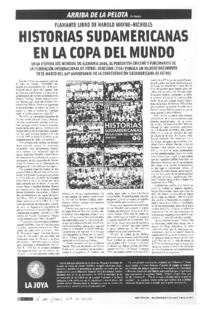 Historias sudamericanas en la copa del mundo