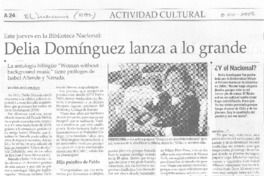Delia domínguez lanza a lo grande Delia domínguez lanza a lo grande