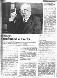 Condenado a escribir Condenado a escribir