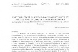 Cartografía de la ciudad Cartografía de la ciudad
