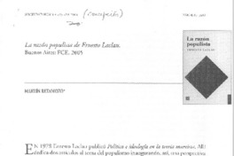 La razón populista La razón populista