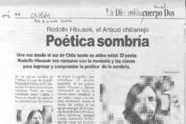 Poética sombría Poética sombría