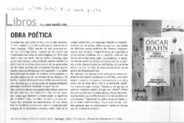 Obra poética Obra poética