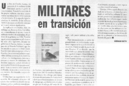 Militares en transición Militares en transición
