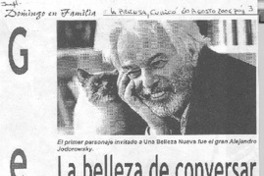 La belleza de conversar. La belleza de conversar.
