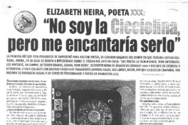 "No soy la Cicciolina, pero me encantaría serlo". [entrevista]