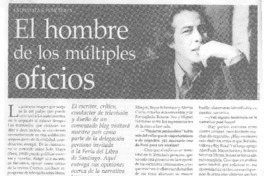 El hombre de los múltiples oficios (entrevista) El hombre de los múltiples oficios (entrevista)